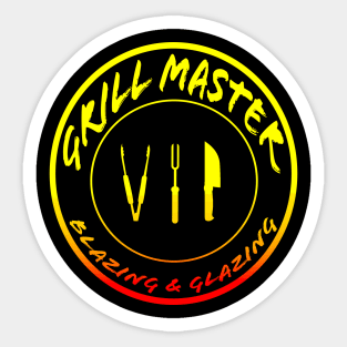 Grill Master VIP Blazing & Glazing in Color Sticker